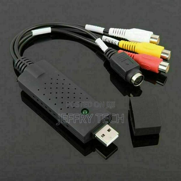 USB 2.0 Audio TV Video Vhs to PC DVD Vcr Converter Au Card C