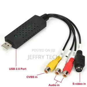 USB 2.0 VHS TV Tapes to DVD VCR Audio Video Converter Captur