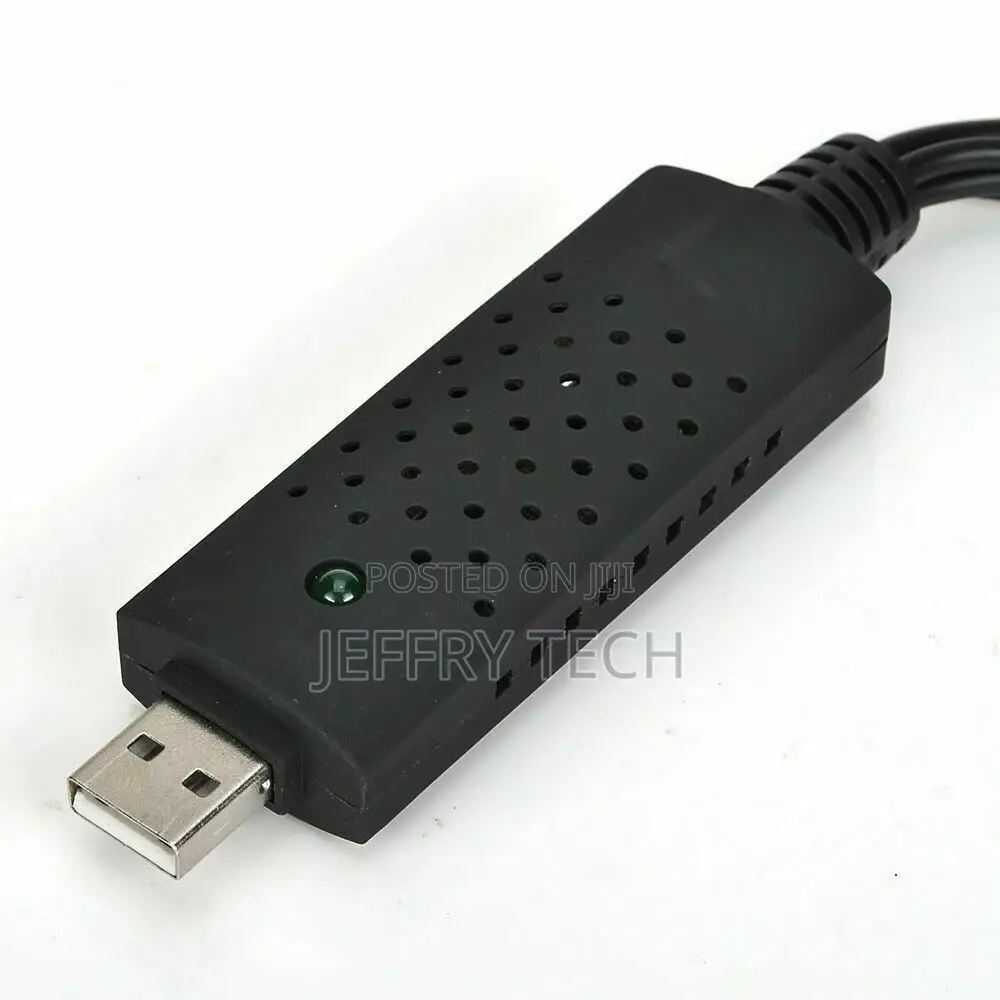 USB 2.0 VHS TV Tapes to DVD VCR Audio Video Converter Captur