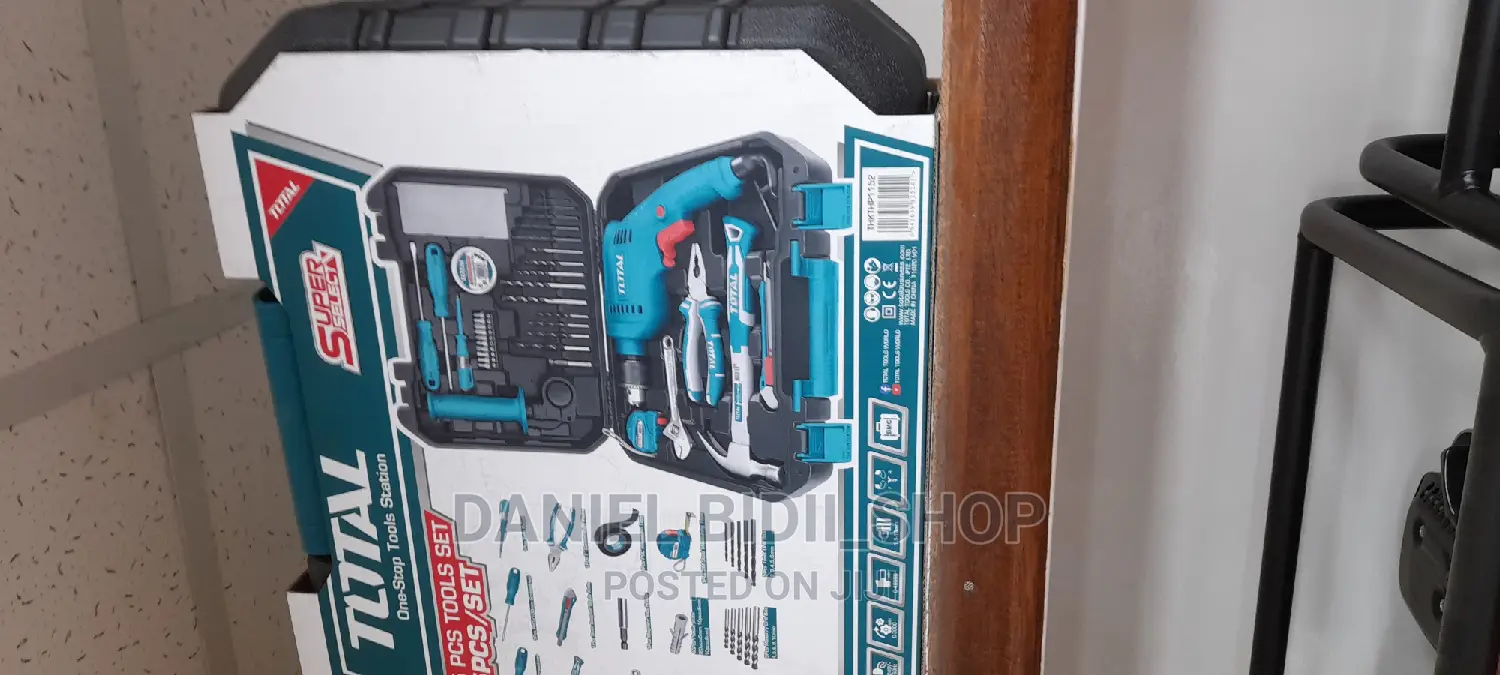 Total 115pcs Drill Toolset Box