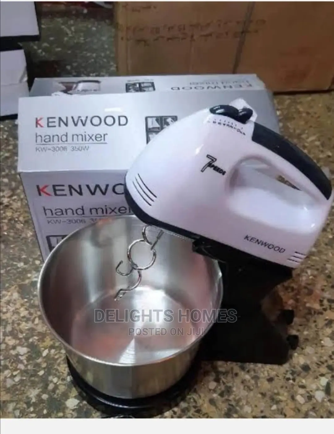 Electric Hand Mixer With Bowl