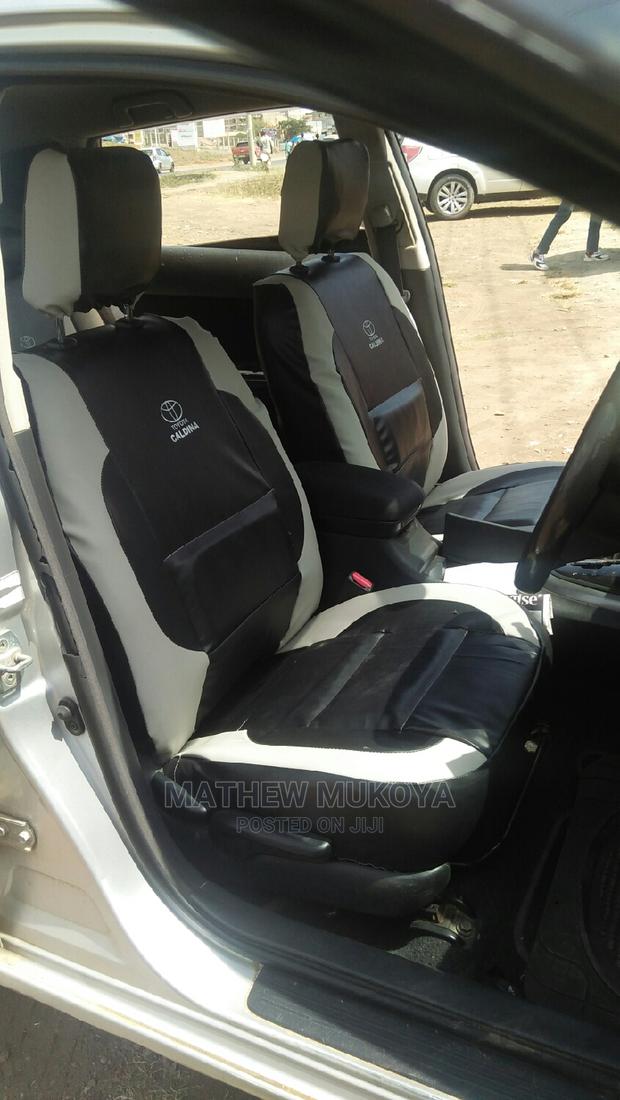 Interior Black and Silver Car Seat Covers - thumbnail 2