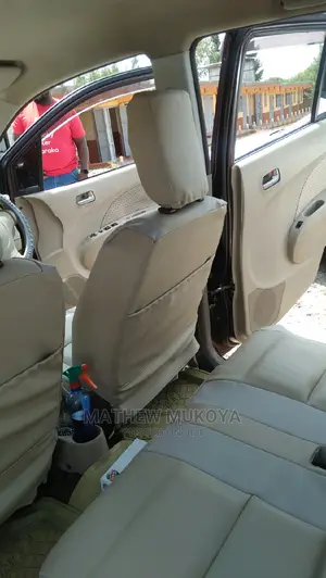 Beige and Light Grey Car Seat Covers