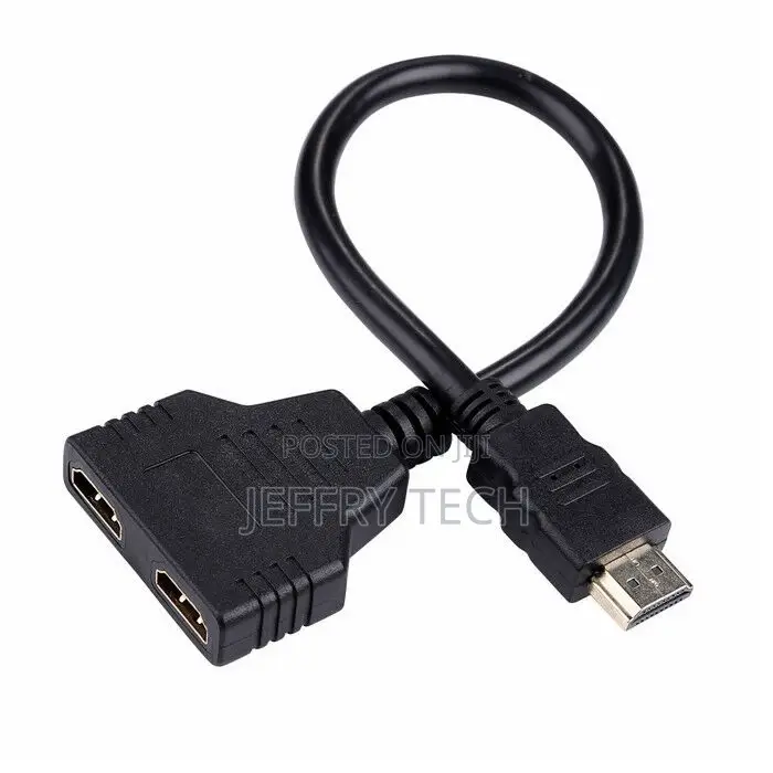 30cm HDMI 1.4 1x2 Splitter Distributor + Amplifier HDCP TV P