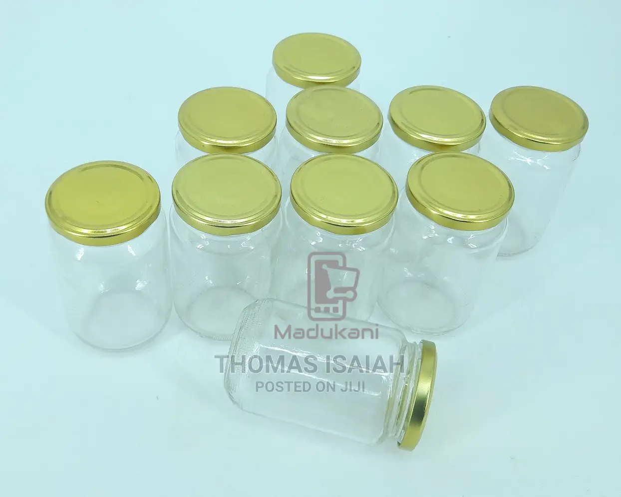 10pcs 370ml 500g Glass Jars Mason Jars With Pop Lids
