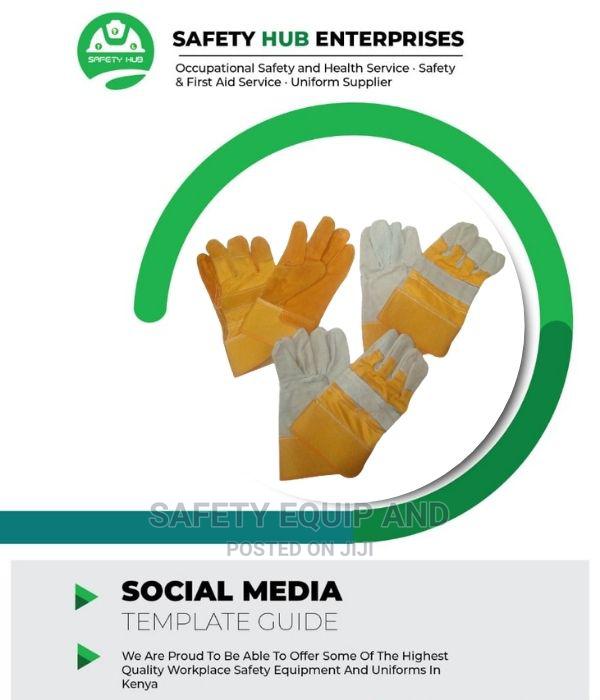 Leather Gloves for Workers - main view