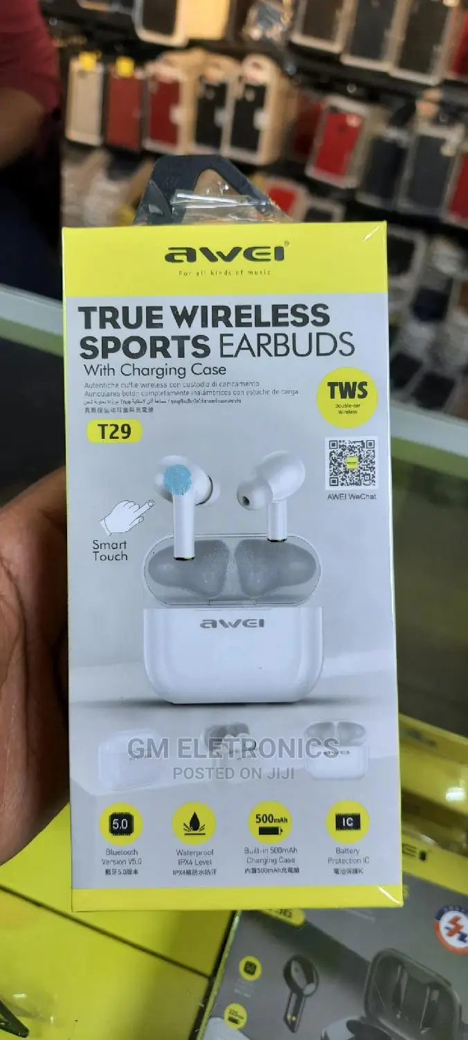 AWEI T29 Wireless Earbuds BT 5.0 With Mic Touch Control