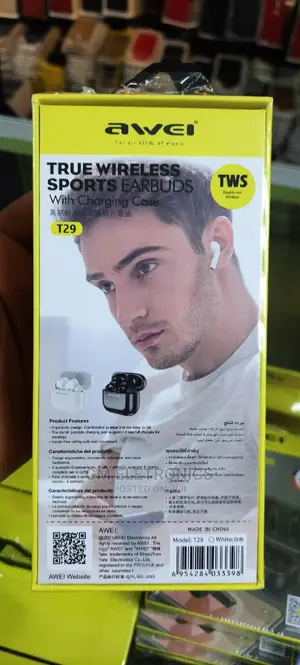 AWEI T29 Wireless Earbuds BT 5.0 With Mic Touch Control