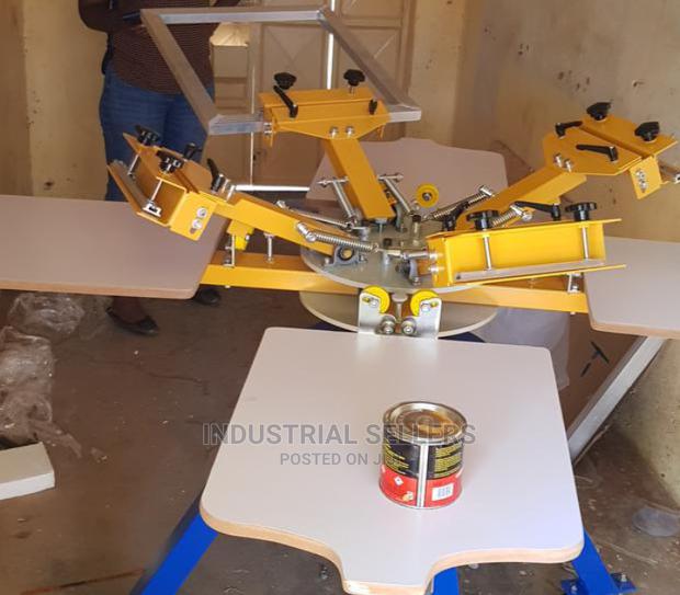 4 Colour 4station Screen Printing Machine - main view