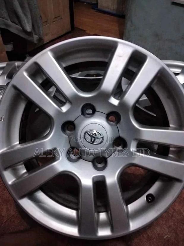 Prado (150) Original Ex Japan Rims 18 Inch Set Silver