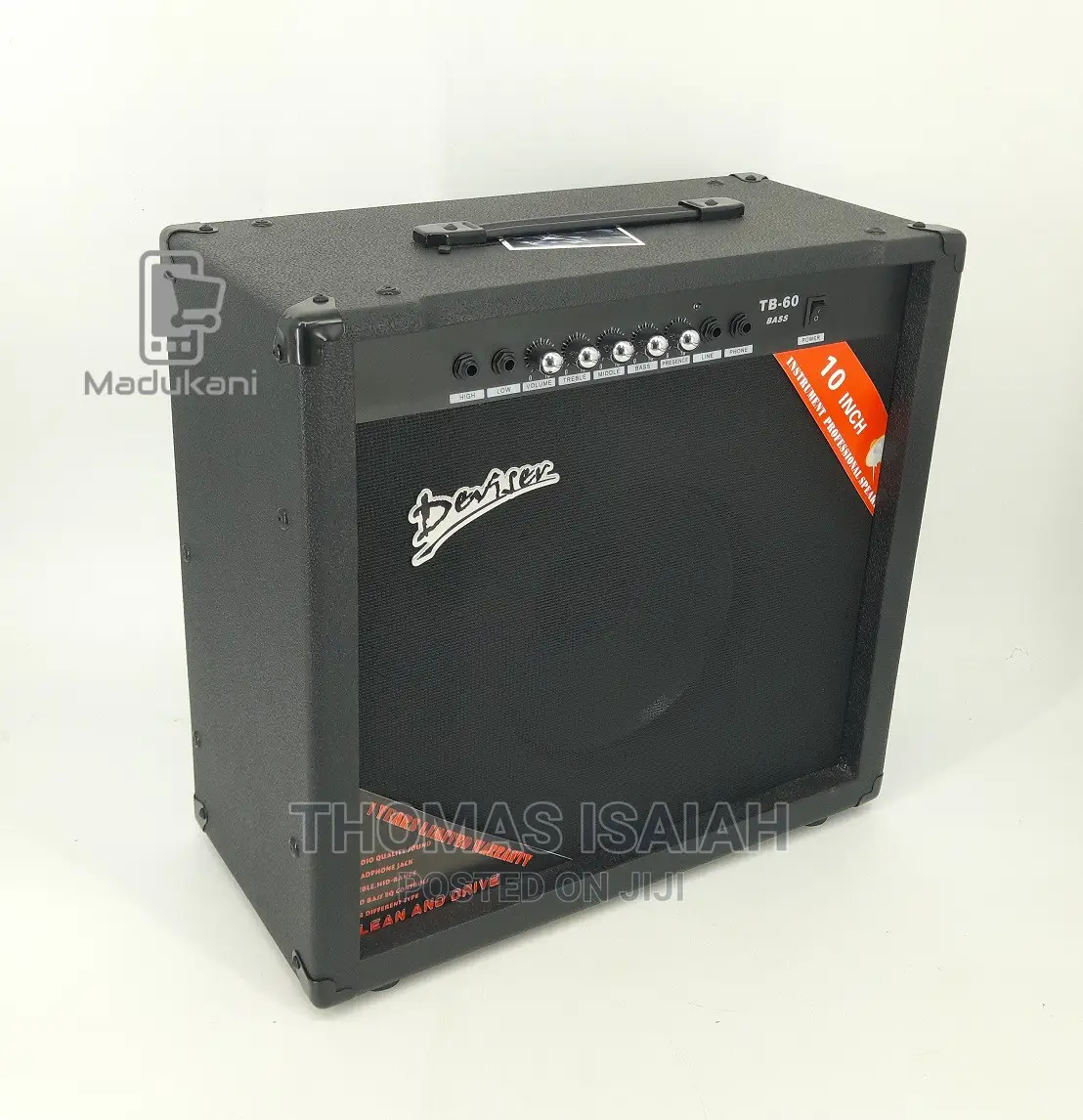 Deviser Tb-60 Bass 60w 10-Inch Bass Guitar Amplifier Combo