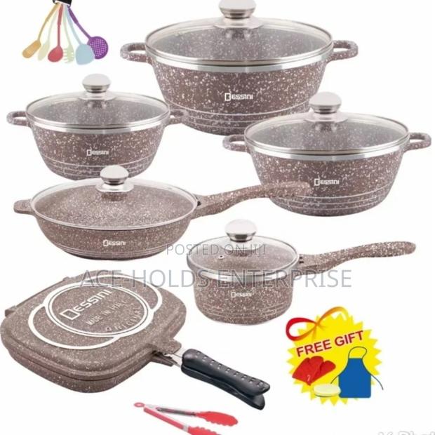 23 PCS Dessini Granite Cookware Set - thumbnail 2