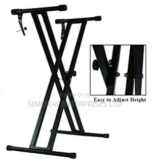 Double-Braced Adjustable X-Style Keyboard Stand - thumbnail 2