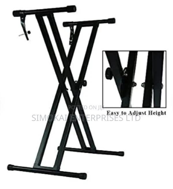 Double-Braced Adjustable X-Style Keyboard Stand - main view