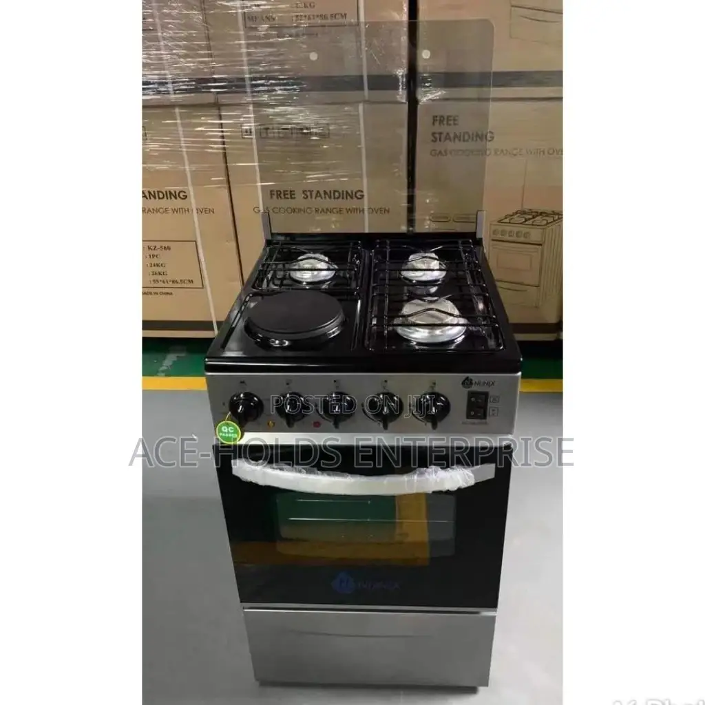 Nunix 3gas Cooker +1 Electric Electric Oven