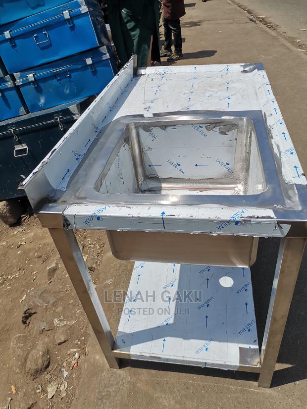 Commercial Stainless Steel Sink - main view