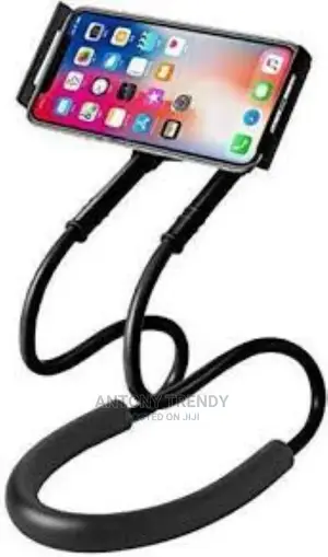 Phone Holder for Bed Desk,Gooseneck Phone Holder for Hand, A