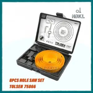 8pcs Hole Saw Set Tolsen - 75866