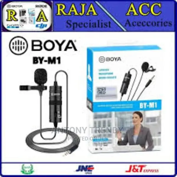 Boya by-M1 Pro Lavalier Microphone Single Head Clip-on Conde