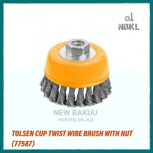 Total Cup Twist Wire Brush With Nut