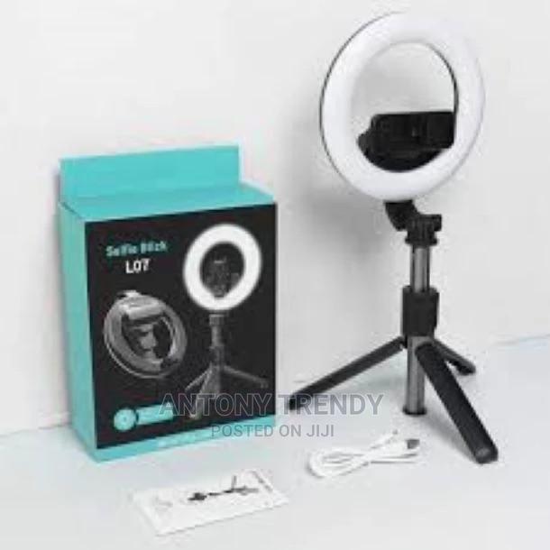 Portable Selfie Ring Light With Tripod Stand, - main view