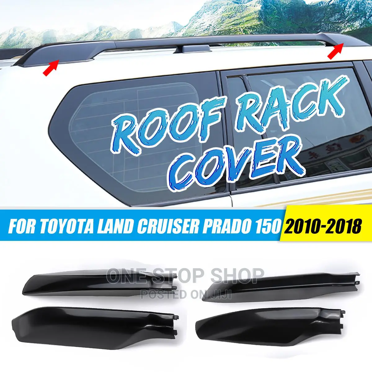 Prado 150 120 Replacement Roof Rail End Cover