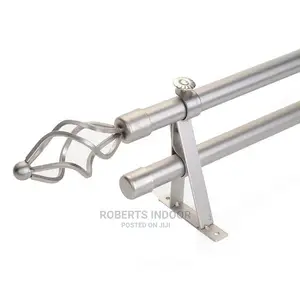 2m Double Curtain Rod