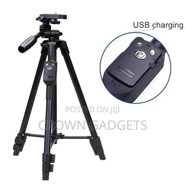 5208 Aluminum Tripod Phone Tripod With Bluetooth Remote - main view