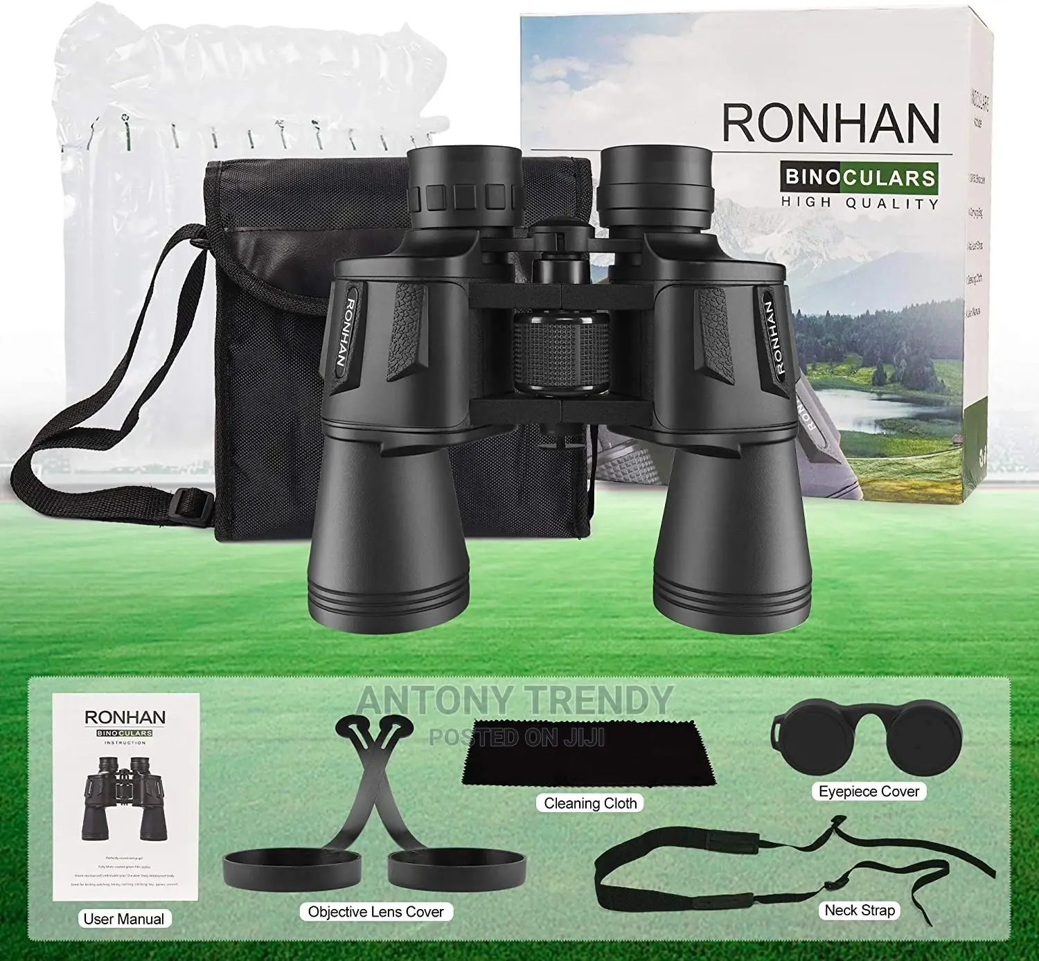 High Times 20X50 HD Waterproof Portable Binoculars