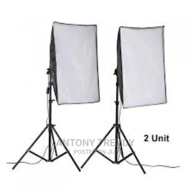Freeshiping 24w LED E27 Bulb Photo Stuido Soft Box Set