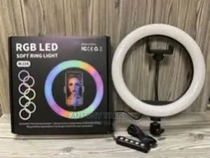 33cm / 13" RGB LED Soft Ring Light With Phone Holder