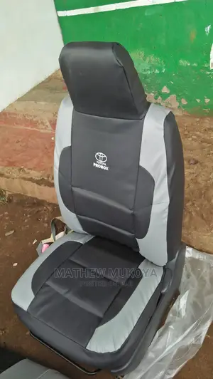 Cream and Brown Car Seat Covers