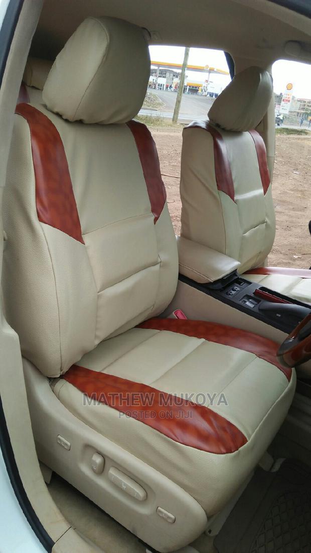 Cream and Brown Car Seat Covers - thumbnail 2