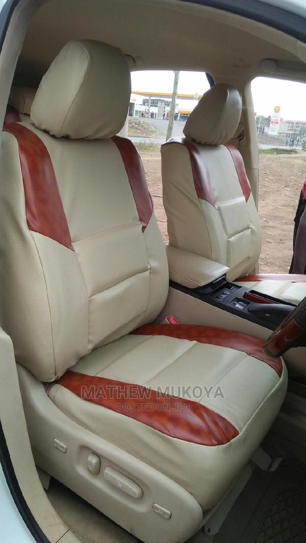 Cream and Brown Car Seat Covers - thumbnail 4