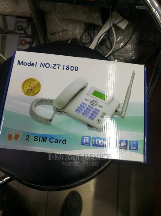 GSM Fixed Wireless Desktop Phone With 2 Sim Card DLNA ZT1800