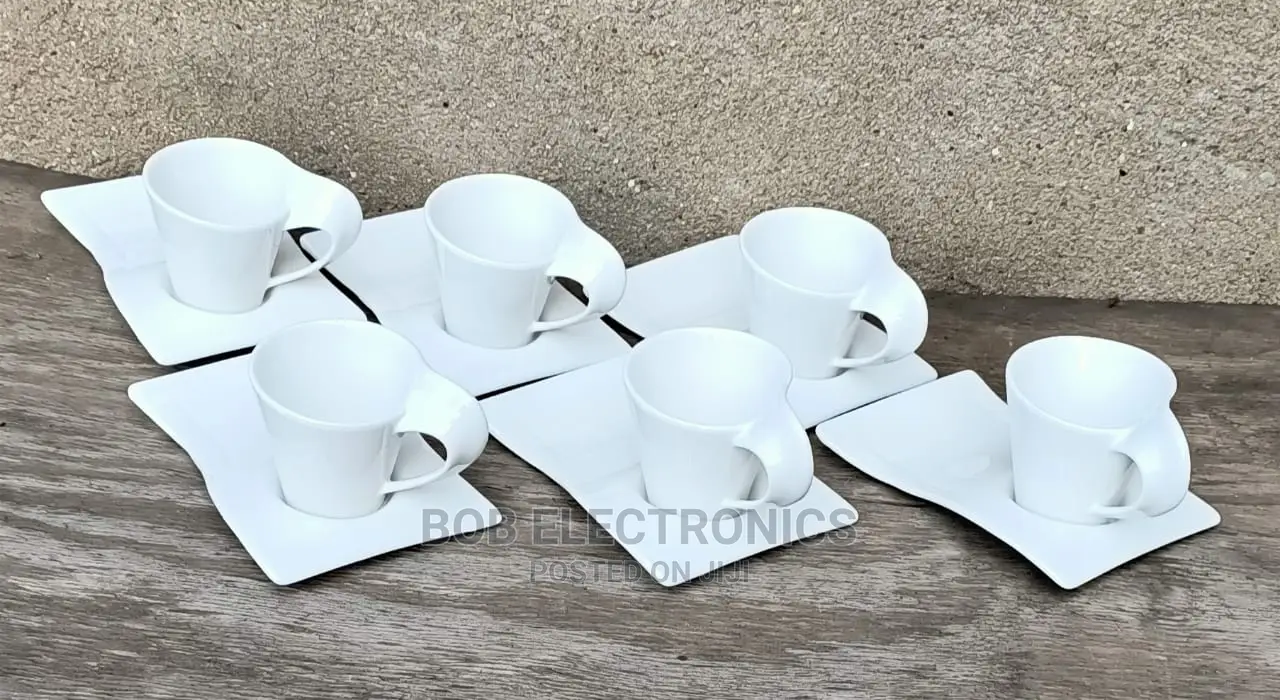 6 Cups and Saucer Set