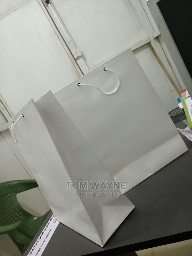 A4 Size White Gift Bags - main view