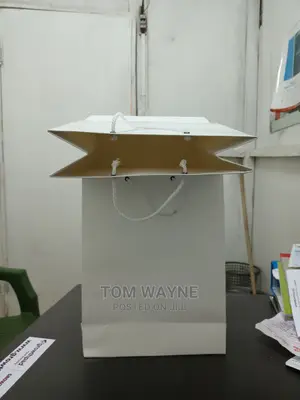 A4 Size White Gift Bags