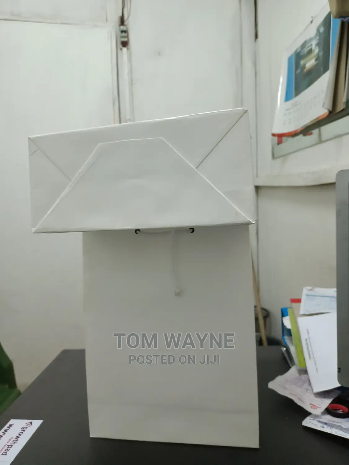 A4 Size White Gift Bags