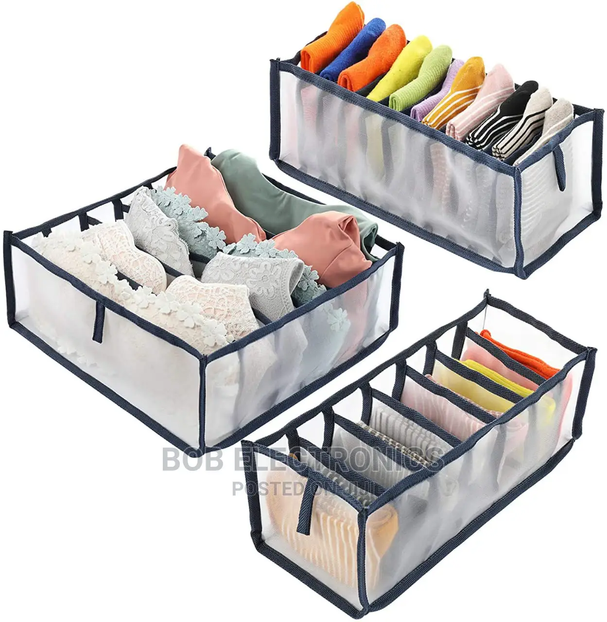 3 Pcs Undergarments Organizer