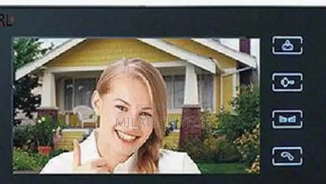 Wired Video Intercom System, 7 Inches Video Doorbell