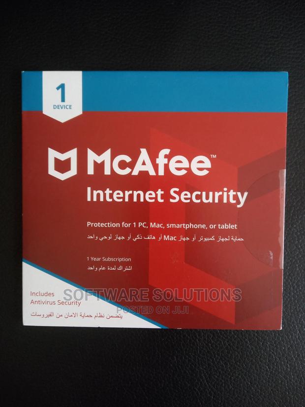 McAfee Internet Security 1 User - main view