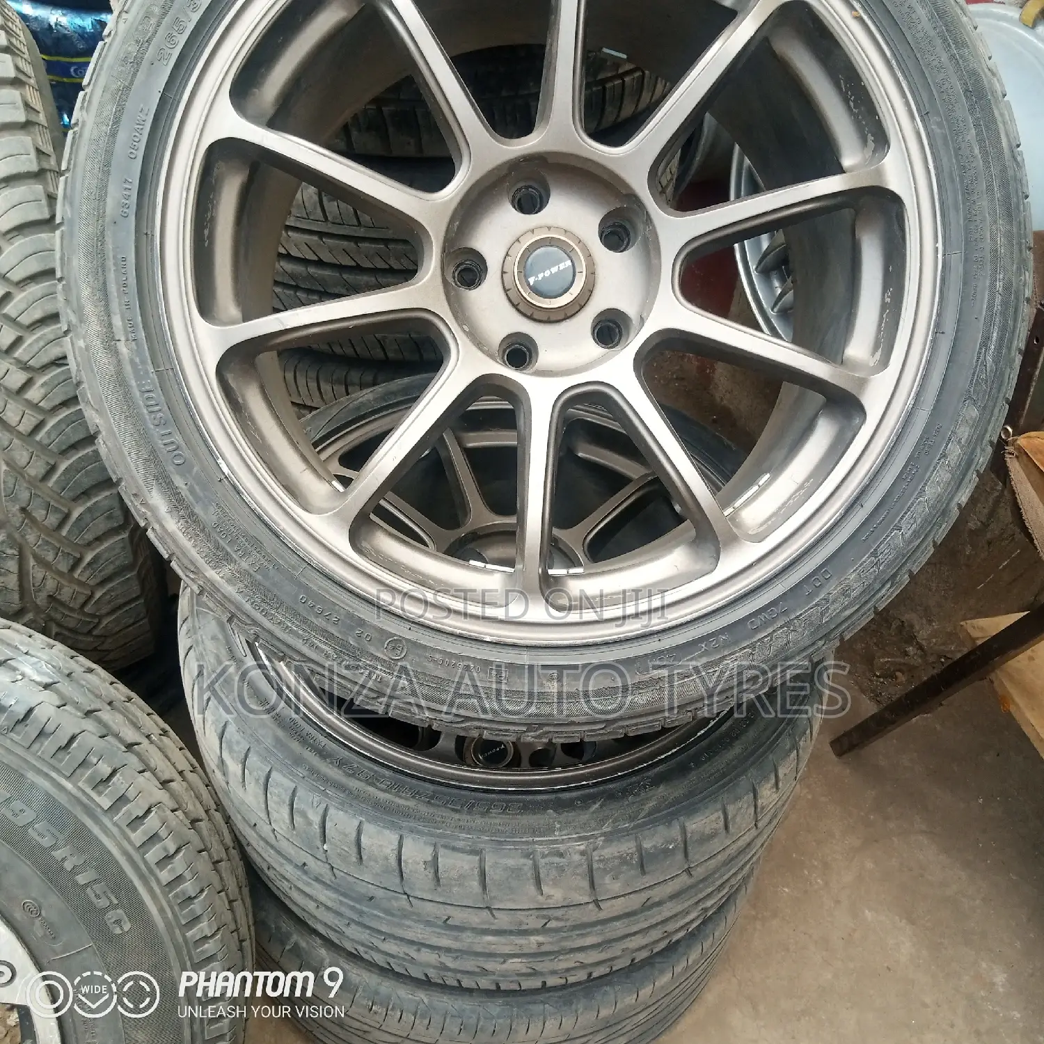 Toyota Marks Rims Size 18 With Tyre