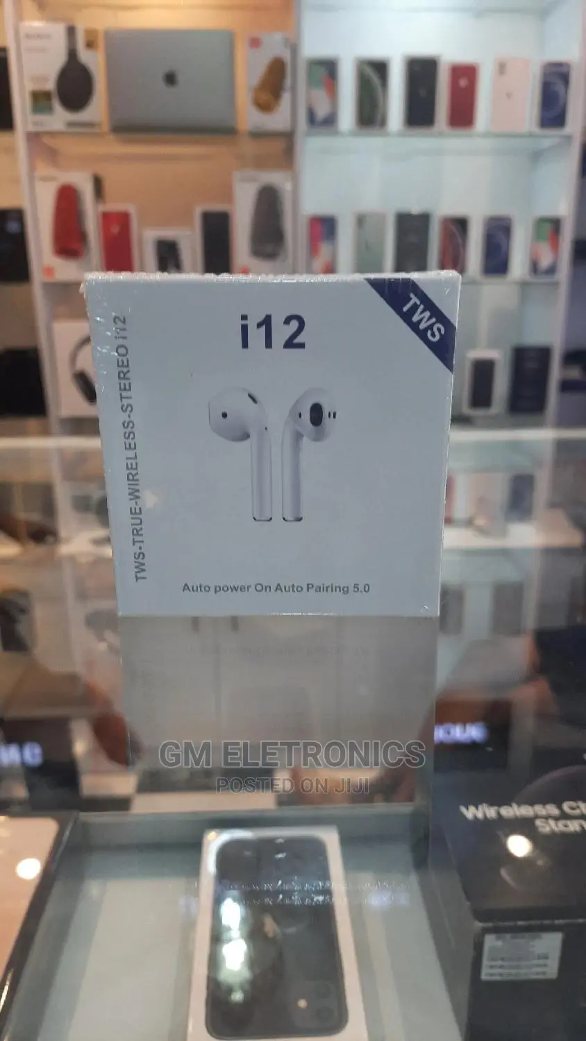 Wireless I12 Airpods With Charging Case.