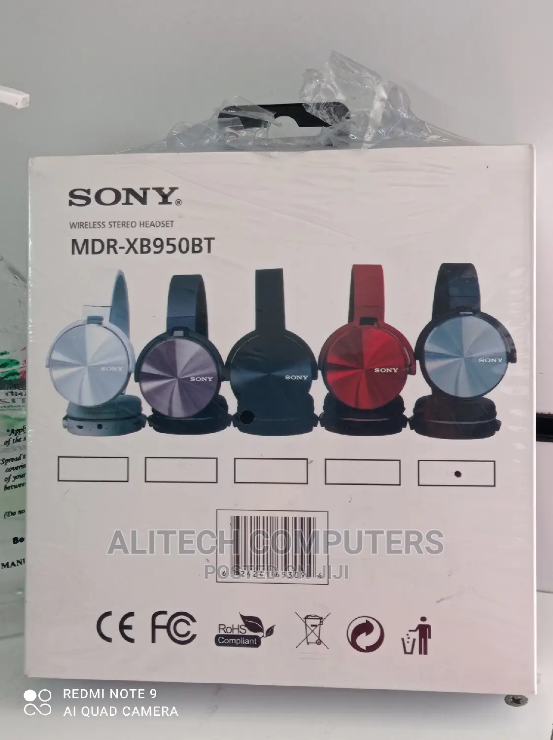 Sony Extra Bass Wireless Headphones 