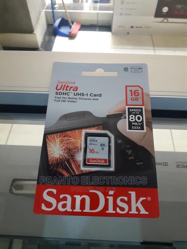 Sandisk Sd Card Ultra 16gb Class 10