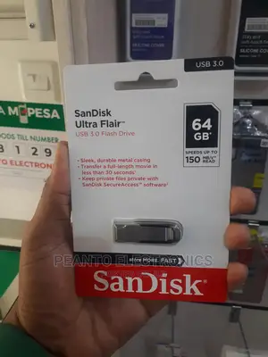 Sandisk Ultra Flair USB 3.0 - 64GB - Silver