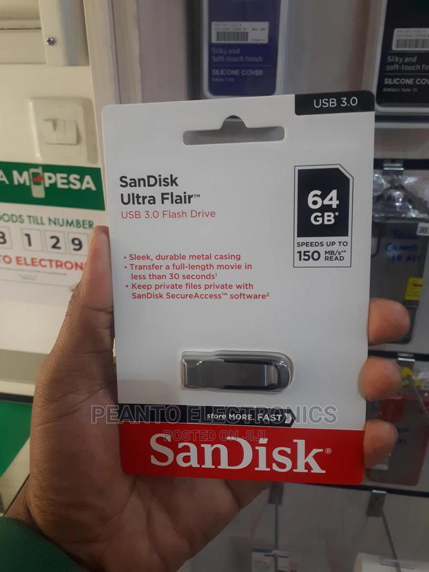 Sandisk Ultra Flair USB 3.0 - 64GB - Silver