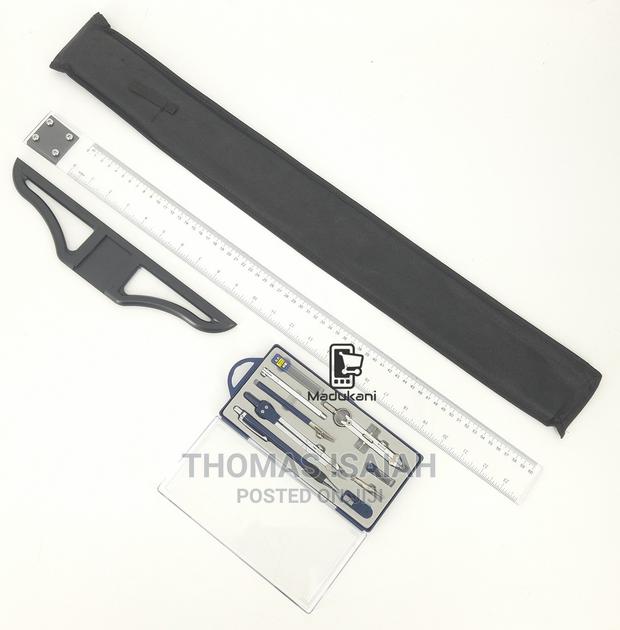 Technical Drawing Set and 60cm 24 Inch T Square - thumbnail 2