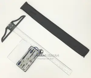 Technical Drawing Set and 60cm 24 Inch T Square